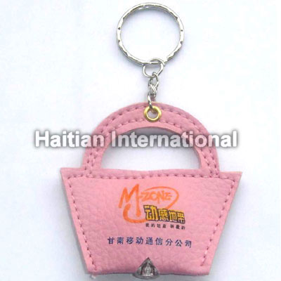 Led Leather Keyring with Customer Logo