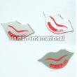 Laser Cut Acrylic Display with 3M sticker on the back, screen printing customer logo