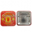 Square Tin Badge